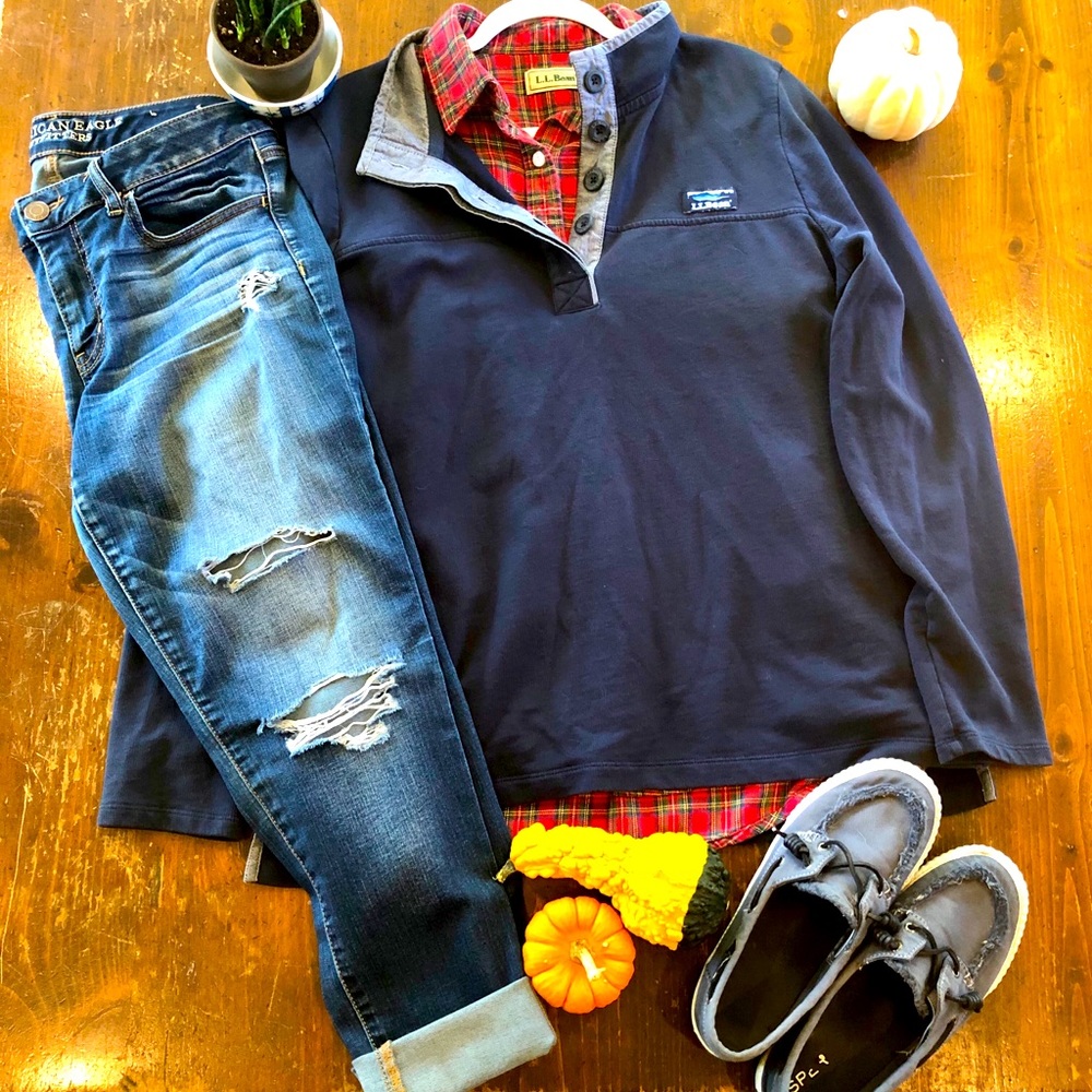 LL Bean Rugby Shirt
